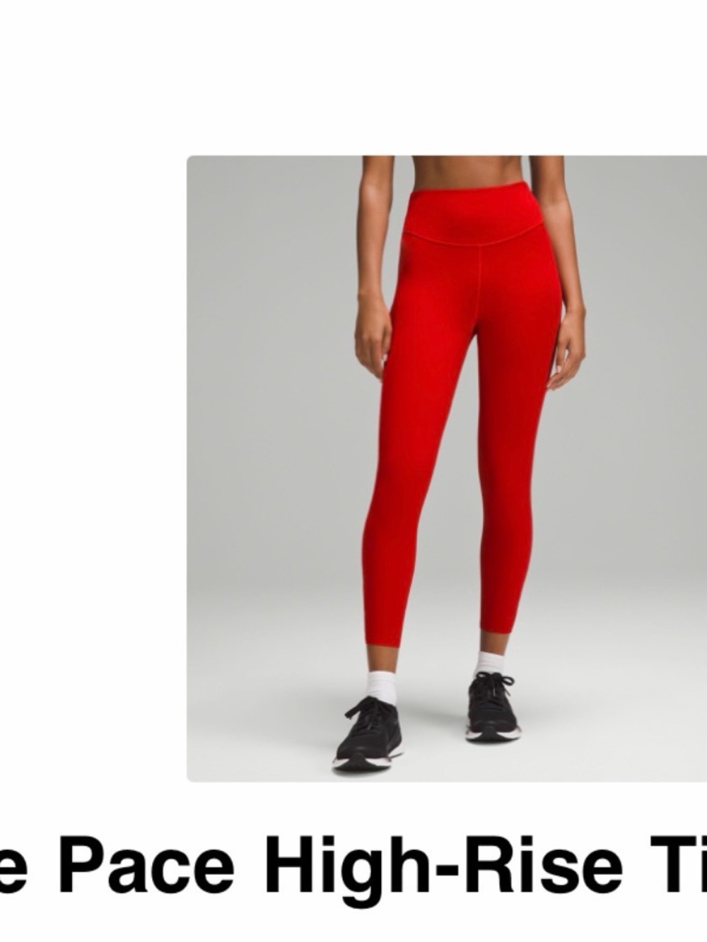 Lululemon Base pace high rise leggings